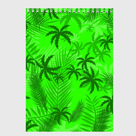 Скетчбук с принтом ПАЛЬМЫ | ЛЕТО | TROPICAL , 100% бумага
 | 48 листов, плотность листов — 100 г/м2, плотность картонной обложки — 250 г/м2. Листы скреплены сверху удобной пружинной спиралью | hotline miami | neon | new retro wave | outrun | outrun electro | paints | palmen | rainbow | retro | retrowave | summer | synth | synthwave | tropical | брызги | брызги красок | звёзды | космос | краски | лето | неон | пальмы | радуга | 