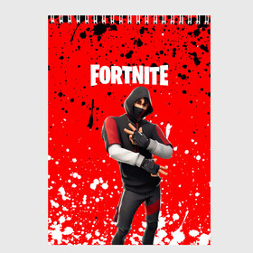 Скетчбук с принтом FORTNITE IKONIK , 100% бумага
 | 48 листов, плотность листов — 100 г/м2, плотность картонной обложки — 250 г/м2. Листы скреплены сверху удобной пружинной спиралью | archetype | fortnite | fortnite 2 | fortnite x | ikonik | marshmello | raven | архетип | ворон | иконик | маршмелло | фортнайт | фортнайт 2 | фортнайт глава 2