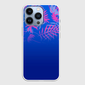 Чехол для iPhone 13 Pro с принтом ТРОПИКИ. ,  |  | Тематика изображения на принте: 2020 | summer | tropical | лето | лето2020 | листья | пальмы | тропические пальмы