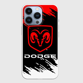 Чехол для iPhone 13 Pro с принтом DODGE. ,  |  | 2020 | auto | dodge | sport | авто | автомобиль | автомобильные | бренд | додж | марка | машины | спорт