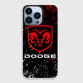 Чехол для iPhone 13 Pro с принтом DODGE. ,  |  | 2020 | auto | dodge | sport | авто | автомобиль | автомобильные | бренд | додж | марка | машины | спорт