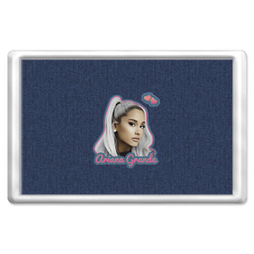 Магнит 45*70 с принтом Ariana Grande Jeans , Пластик | Размер: 78*52 мм; Размер печати: 70*45 | ariana grande | grande | heart | jeans | pink | team | ариана гранде | гранде | джинса | джинсовый | джинсы | для фанатов | надпись | попса | розовый | сердечки | синий | текстура | фанатам