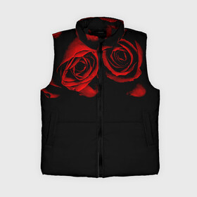 Женский жилет утепленный 3D с принтом Готика ,  |  | black | flowers | red | rose | rozario | vampire | алые | бутоны | вампир | винтаж | готический | красныерозы | кровь | лепестки | летний | лето | ночь | природа | растения | роза | розочка | розы | рок | темный | узор