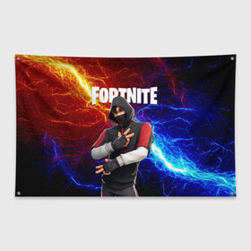 Флаг-баннер с принтом FORTNITE x IKONIK ФОРТНАЙТ ИКОНИК , 100% полиэстер | размер 67 х 109 см, плотность ткани — 95 г/м2; по краям флага есть четыре люверса для крепления | deadmau5 | fortnite | fortnite 2 | fortnite x маршмелло | ikonik | marshmello | ninja | ninja streamer | raven | travis scott | ворон | иконик | ниндзя | пили | рейвен | трэвис скотт | фортнайт