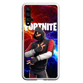 Чехол для Honor 20 с принтом FORTNITE x IKONIK ФОРТНАЙТ ИКОНИК , Силикон | Область печати: задняя сторона чехла, без боковых панелей | deadmau5 | fortnite | fortnite 2 | fortnite x маршмелло | ikonik | marshmello | ninja | ninja streamer | raven | travis scott | ворон | иконик | ниндзя | пили | рейвен | трэвис скотт | фортнайт