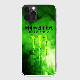 Чехол для iPhone 12 Pro Max с принтом MONSTER ENERGY , Силикон |  | brend | green | monster energy | андреналин | бренд | зеленый | логотип | монстр | напиток | энергетик | энергия