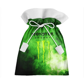 Подарочный 3D мешок с принтом MONSTER ENERGY , 100% полиэстер | Размер: 29*39 см | brend | green | monster energy | андреналин | бренд | зеленый | логотип | монстр | напиток | энергетик | энергия