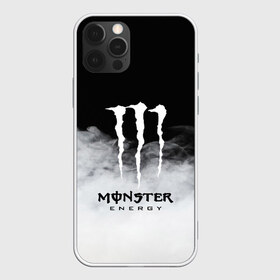 Чехол для iPhone 12 Pro Max с принтом MONSTER ENERGY BLACK , Силикон |  | brend | green | monster energy | андреналин | бренд | зеленый | логотип | монстр | напиток | энергетик | энергия