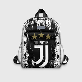 Детский рюкзак 3D с принтом JUVENTUS. , 100% полиэстер | лямки с регулируемой длиной, сверху петелька, чтобы рюкзак можно было повесить на вешалку. Основное отделение закрывается на молнию, как и внешний карман. Внутри дополнительный карман. По бокам два дополнительных кармашка | cr7 | juve | juventus | ronaldo | роналдо | ювентус