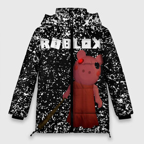 Женская зимняя куртка 3D с принтом Roblox piggy Свинка Пигги , верх — 100% полиэстер; подкладка — 100% полиэстер; утеплитель — 100% полиэстер | длина ниже бедра, силуэт Оверсайз. Есть воротник-стойка, отстегивающийся капюшон и ветрозащитная планка. 

Боковые карманы с листочкой на кнопках и внутренний карман на молнии | game | gamer | logo | minecraft | piggi | roblox | simulator | игра | конструктор | лого | пигги | свинья | симулятор | строительство | фигура