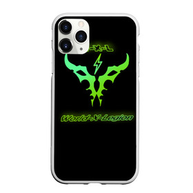 Чехол для iPhone 11 Pro Max матовый с принтом World-X-Legion , Силикон |  | darkside | legion | warcraft | легендарный | легион | пламенный | пылающий | темный