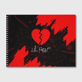Альбом для рисования с принтом LIL PEEP ЛИЛ ПИП , 100% бумага
 | матовая бумага, плотность 200 мг. | beautiful | daddy | heart | life | lil | lilpeep | music | peep | rap | rapper | rip | tattoo | лил | лилпип | литл | лого | музыка | папочка | пип | рип | рожица | рэп | рэпер | рэперы | сердечко | сердце | символ | тату | татуировки
