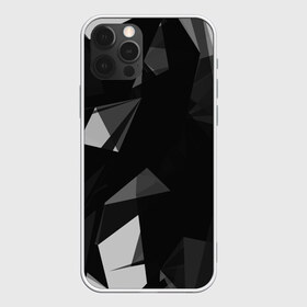 Чехол для iPhone 12 Pro Max с принтом Camo - Black & White , Силикон |  | abstract | abstraction | color | geometry | polygon | polygonal | абстракция | геометрия | полигоны | психоделика