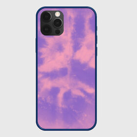 Чехол для iPhone 12 Pro с принтом Фиолетовый ТАЙ ДАЙ , силикон | область печати: задняя сторона чехла, без боковых панелей | summer | tie dye | акварель | лето | разноцветная | тай дай | тайдай | фиолетовый тай дай | яркая