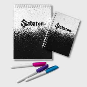 Блокнот с принтом Sabaton , 100% бумага | 48 листов, плотность листов — 60 г/м2, плотность картонной обложки — 250 г/м2. Листы скреплены удобной пружинной спиралью. Цвет линий — светло-серый
 | battle metal | sabaton | военная тематика | военные песни | война | история войны | классика | музыка | патриотизм | рок | рок группа | сабатон | солдаты | шведская хэви пауэр метал группа