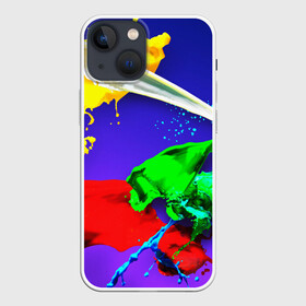 Чехол для iPhone 13 mini с принтом НЕОНОВЫЙ КРАСКИ ,  |  | abstraction | watercolor | абстракция красок | акварель | брызги красок | живопись | краска | потертость красок | размытые краски | текстуры | яркие краски