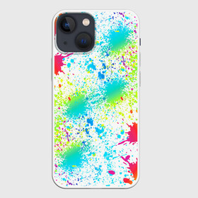 Чехол для iPhone 13 mini с принтом БРЫЗГИ НЕОНА ,  |  | abstraction | watercolor | абстракция красок | акварель | брызги красок | живопись | краска | потертость красок | размытые краски | текстуры | яркие краски