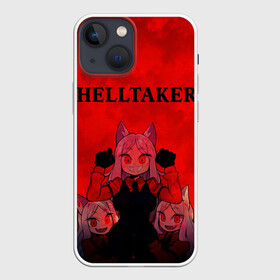 Чехол для iPhone 13 mini с принтом HELLTAKER ,  |  | anime | azazel | hell | helltaker | justice | lucifer | malina | modeus | pandemonica | zdrada | ад | аниме | демон | демонесса | здрада | иероглифы | люцифер | малина | модеус | пандемоника | правосудие | хеллтейкер | хэлтей