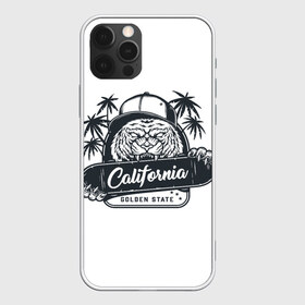 Чехол для iPhone 12 Pro Max с принтом CALIFORNIA (Z) , Силикон |  | extreme | extrime | pro skater | summer | tiger | арт | животные | звери | зверь | картинка | кошка | крупная кошка | лето | пляж | рисунок | скейт | скейтер | скейтеры | скейты | тигр | экстрим