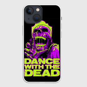Чехол для iPhone 13 mini с принтом DANCE WITH THE DEAD ,  |  | dance with | dance with the dead | rock | the dead | музыка | рок