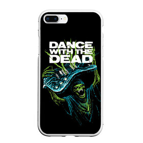 Чехол для iPhone 7Plus/8 Plus матовый с принтом DANCE WITH THE DEAD , Силикон | Область печати: задняя сторона чехла, без боковых панелей | Тематика изображения на принте: dance with | dance with the dead | rock | the dead | музыка | рок