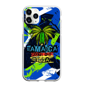 Чехол для iPhone 11 Pro Max матовый с принтом Jamaica Roots and reggae , Силикон |  | jamaica | reggae | roots | летняя | лето | надпись | пальма | раста | регги | рэгги | текст | фраза | ямайка