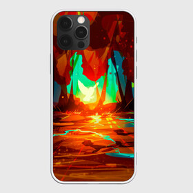 Чехол для iPhone 12 Pro Max с принтом Птица света в волшебном лесу , Силикон |  | Тематика изображения на принте: волшебный лес | волшебство | врт | магия | птица | рисунок | свет | свобода | силуэт | символ
