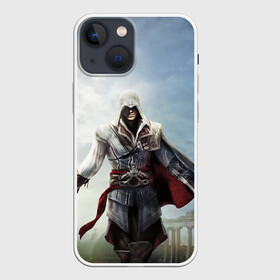 Чехол для iPhone 13 mini с принтом ASSASSIN S CREED ,  |  | Тематика изображения на принте: black flag | brotherhood | chronicles | creed | game | origins | revelations | rogue | syndicate | unity | valhalla | альтаир | ассасин | игры | кинжал | пираты