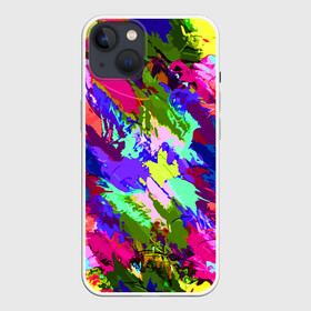 Чехол для iPhone 13 с принтом Краска ,  |  | abstraction | expression | impressionism | абстракция | импрессионизм | краска | цвет | экспрессия