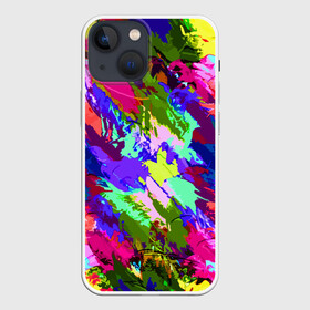 Чехол для iPhone 13 mini с принтом Краска ,  |  | abstraction | expression | impressionism | абстракция | импрессионизм | краска | цвет | экспрессия