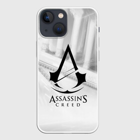 Чехол для iPhone 13 mini с принтом ASSASSIN S CREED ,  |  | Тематика изображения на принте: black flag | brotherhood | chronicles | creed | game | origins | revelations | rogue | syndicate | unity | valhalla | альтаир | ассасин | игры | кинжал | пираты