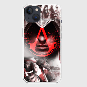 Чехол для iPhone 13 с принтом ASSASSIN S CREED ,  |  | black flag | brotherhood | chronicles | creed | game | origins | revelations | rogue | syndicate | unity | valhalla | альтаир | ассасин | игры | кинжал | пираты