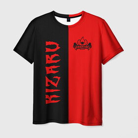 Мужская футболка 3D с принтом KIZARU , 100% полиэфир | прямой крой, круглый вырез горловины, длина до линии бедер | family | haunted | kizaru | кизару | фэмили | хаунтед