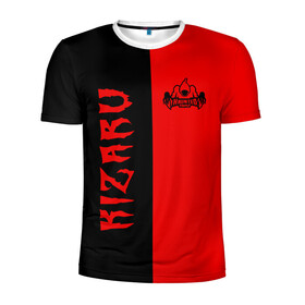Мужская футболка 3D спортивная с принтом KIZARU , 100% полиэстер с улучшенными характеристиками | приталенный силуэт, круглая горловина, широкие плечи, сужается к линии бедра | family | haunted | kizaru | кизару | фэмили | хаунтед