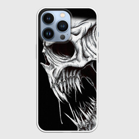 Чехол для iPhone 13 Pro с принтом Череп | Skull (Z) ,  |  | Тематика изображения на принте: shaman | skull | вождь | гот | дух | кладбище | крылья | мертвец | мертвый | панк | перья | рок | скелет | череп | шаман | эмо