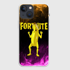 Чехол для iPhone 13 mini с принтом Fortnite PEELY ,  |  | battle royale | fortnite | fortnite peely | game | peely | банан | игра | киберспорт | компьютерная игра | королевская битва | фортнайт | фортнайт 2 | фортнайт 3 | фортнайт банан | фортнайт глава 2 | фортнайт глава 3