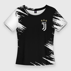 Женская футболка 3D Slim с принтом JUVENTUS. ,  |  | fc | football | football club | juventus | sport | итальянский профессиональный футбольный клуб | клуб италии | спорт | уефа | униформа | фирменные цвета | фк | футбол | футбольный клуб | ювентус