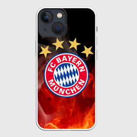 Чехол для iPhone 13 mini с принтом BAYERN MUNCHEN. ,  |  | bayern | bayern munchen | fc bayern | football | football club | sport | бавария | спорт | футбол | футбольный клуб