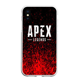 Чехол для iPhone XS Max матовый с принтом Apex Legends , Силикон | Область печати: задняя сторона чехла, без боковых панелей | apex | apex legends | battle | battle royal | bloodhound | titanfall | wraith | апекс | апекс легендс | батл | битва | война | королевская битва | легендс | рояль