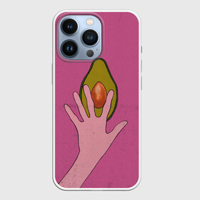 Чехол для iPhone 13 Pro с принтом avocado ,  |  | Тематика изображения на принте: vegan | веган | веганство | вегетарианец | вегетарианство | еда | зеленый | земля | зож | листья | мир | охрана | позиция | природа