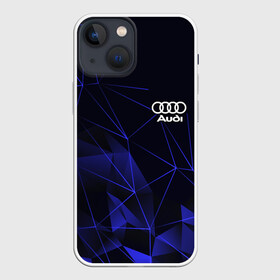 Чехол для iPhone 13 mini с принтом AUDI ,  |  | audi | авто | автомобиль | ауди | логотип | марка | машина | надпись | текстура