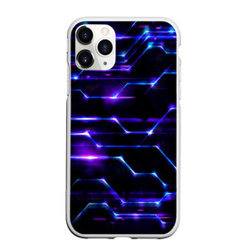 Чехол для iPhone 11 Pro Max матовый с принтом Технологии будущее нано броня , Силикон |  | Тематика изображения на принте: блоки | броня | будущее | геометрия | детали | линии | нано | неон | программистам | свет | синий | схема | текстура | техно | технологии | ультра | фиолетовый