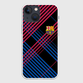 Чехол для iPhone 13 mini с принтом BARSELONA. ,  |  | fc | fc barcelona | football | football club | sport | барса | испанский футбольный клуб | спорт | уефа | униформа | фирменные цвета | фк | фк барселона | футбол | футбольный клуб