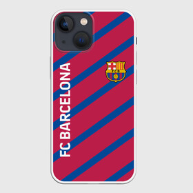 Чехол для iPhone 13 mini с принтом BARSELONA. ,  |  | fc | fc barcelona | football | football club | sport | барса | испанский футбольный клуб | спорт | уефа | униформа | фирменные цвета | фк | фк барселона | футбол | футбольный клуб