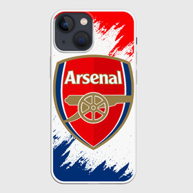 Чехол для iPhone 13 mini с принтом ARSENAL. ,  |  | Тематика изображения на принте: fc | football | football club | sport | арсенал | британский футбольный клуб | канониры | лондон | микель артета | пушкари | спорт | уефа | униформа | фирменные цвета | фк | футбол | футбольный клуб | эмирейтс