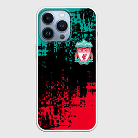 Чехол для iPhone 13 Pro с принтом LIVERPOOL. ,  |  | fc | football | football club | liverpool fc | sport | британский футбольный клуб | ливерпуль фк | мерсисайд | спорт | уефа | униформа | фирменные цвета | фк | футбол | футбольный клуб