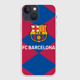 Чехол для iPhone 13 mini с принтом BARSELONA. ,  |  | fc | fc barcelona | football | football club | sport | барса | испанский футбольный клуб | спорт | уефа | униформа | фирменные цвета | фк | фк барселона | футбол | футбольный клуб