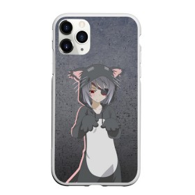 Чехол для iPhone 11 Pro Max матовый с принтом Catgirl , Силикон |  | catgirl | аниме | девочка кошка | манга