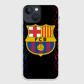 Чехол для iPhone 13 mini с принтом BARSELONA. ,  |  | fc | fc barcelona | football | football club | sport | барса | испанский футбольный клуб | спорт | уефа | униформа | фирменные цвета | фк | фк барселона | футбол | футбольный клуб