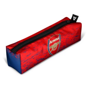 Пенал 3D с принтом ARSENAL. , 100% полиэстер | плотная ткань, застежка на молнии | fc | football | football club | sport | британский футбольный клуб | спорт | уефа | униформа | фирменные цвета | фк | футбол | футбольный клуб